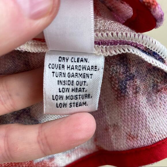 St. John Womens Floral One Button Cardigan Sweater Size 14 - Picture 8 of 9